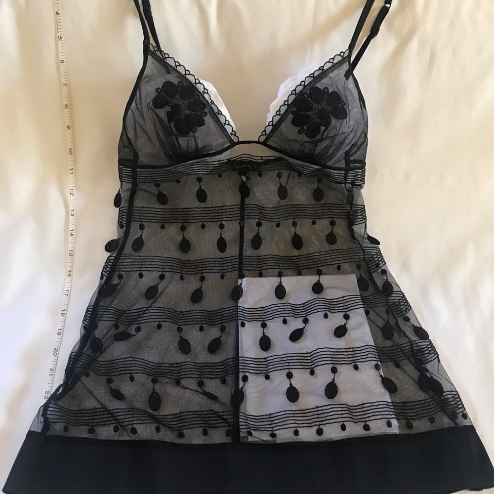 La Perla negligee / baby doll / slip black